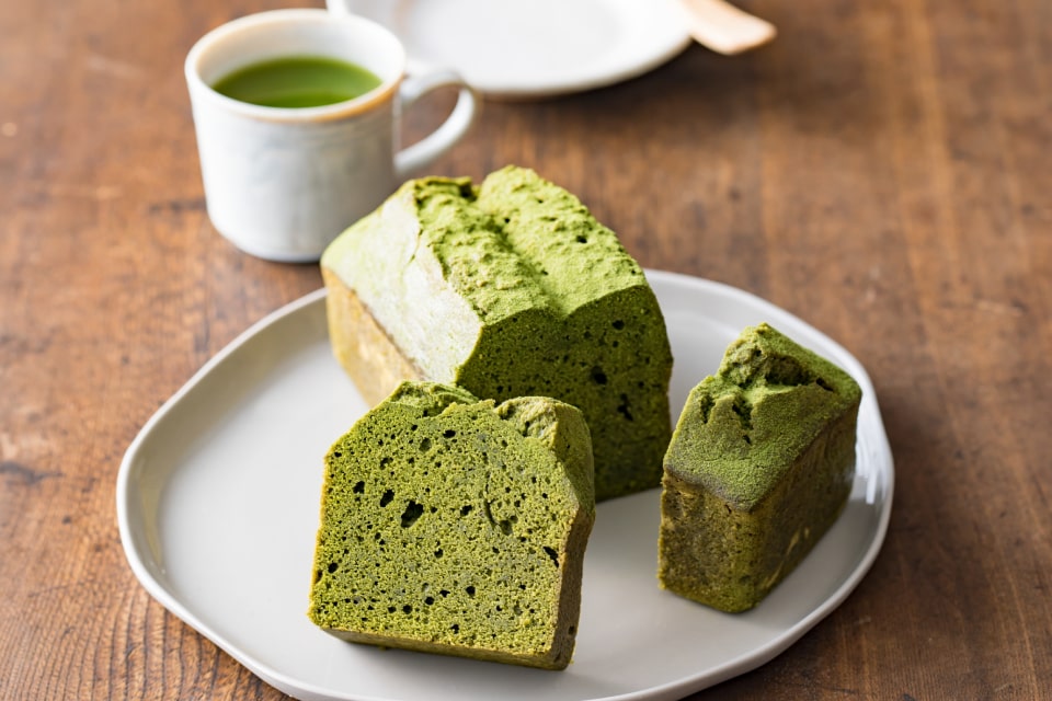 Rich Matcha Pound Cake