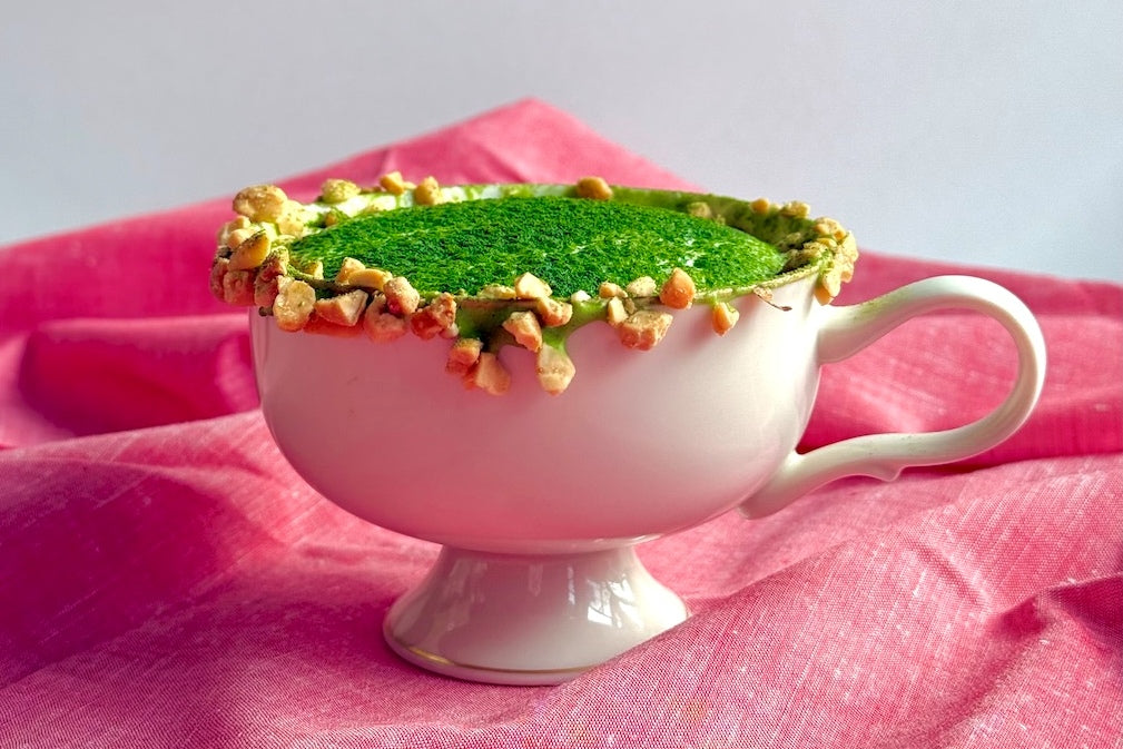 Matcha Chocolate Nut Latte