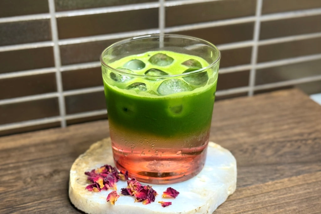 Rose Matcha Tonic