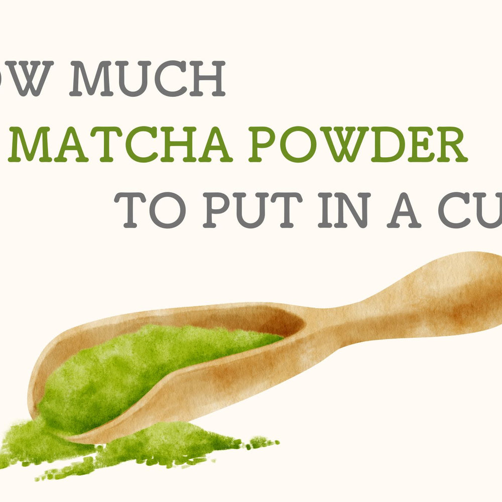 How much matcha powder to put in a cup?