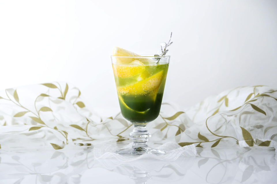 Frozen Matcha Lemon Soda