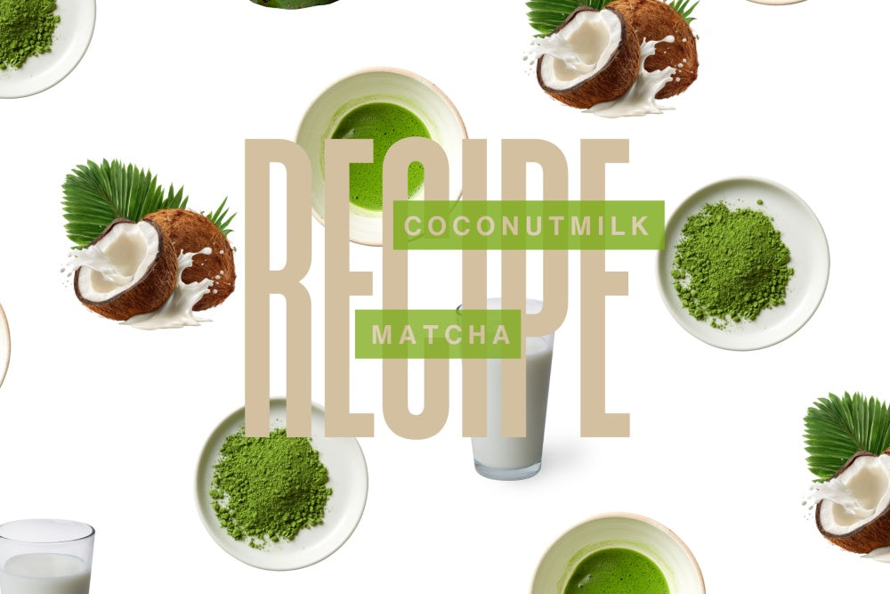Coconut Matcha Latte - Coconut Milk and Matcha