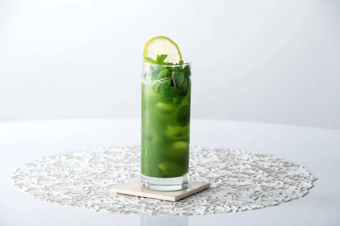 Non-Alcoholic Matcha Mojito