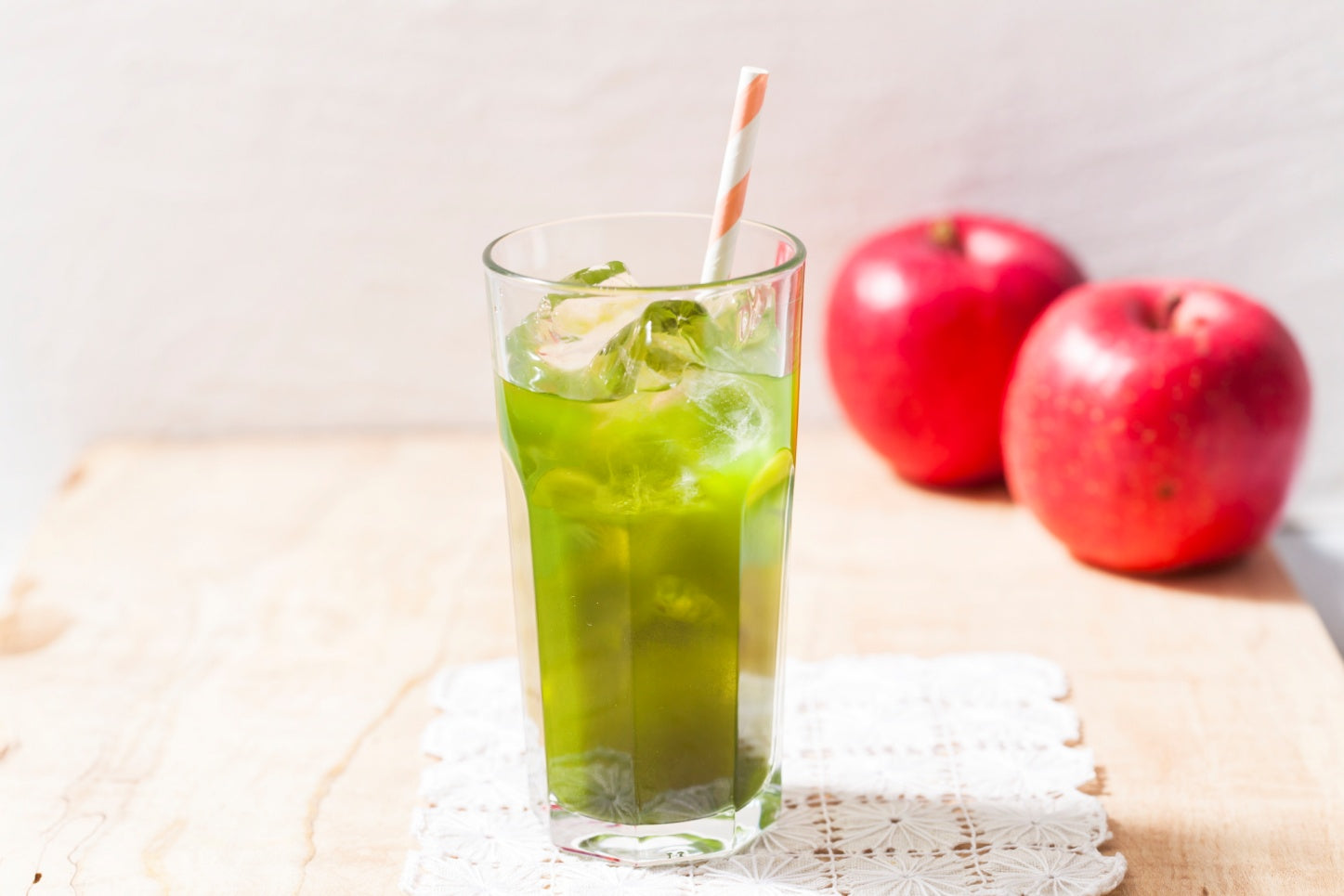 Chilled Matcha Apple